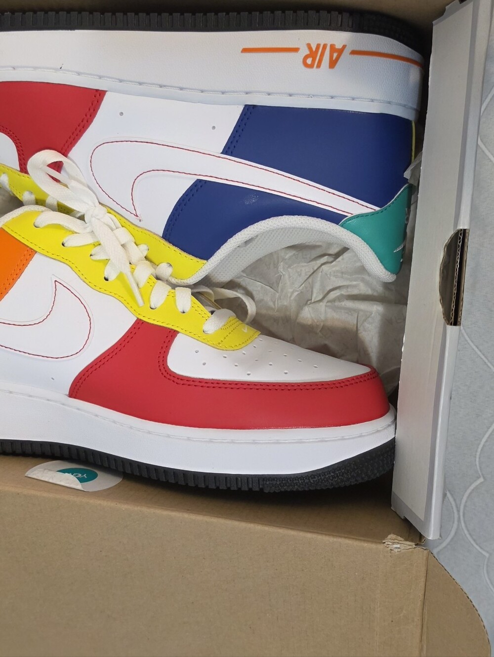 Nike Air Force one color Block NWB size 12